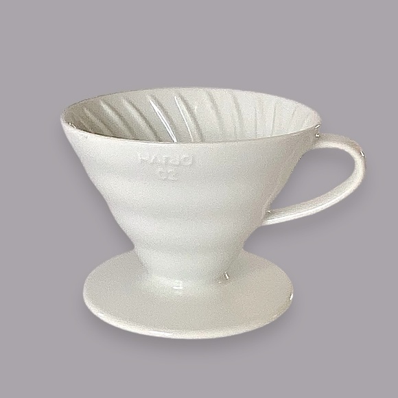 HARIO V60 COFFEE CERAMIC DRIPPER White Made in Japan - Picture 3 of 15